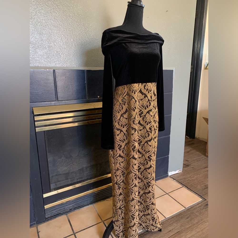 SHEIN Gold Dress